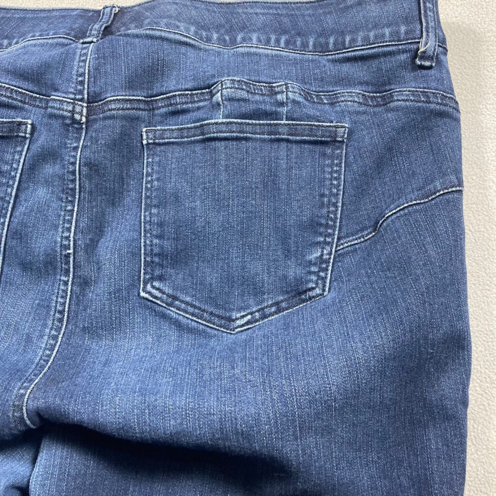 Torrid Jeans Womens 20R Blue Skinny Mid Rise Bombshell Skinny Stretch Dark - Picture 8 of 9